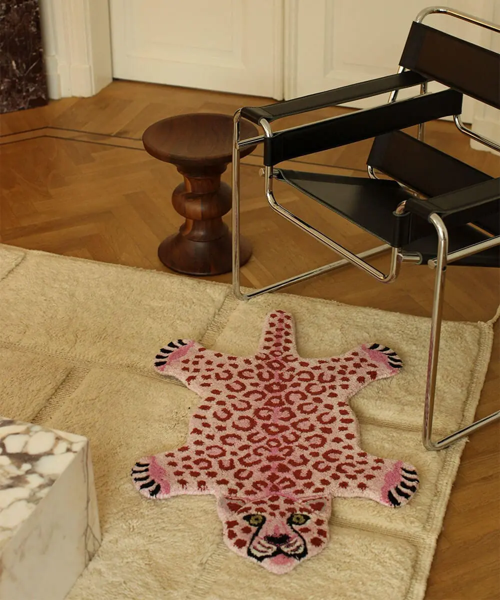 Tapis Enfant - PINKY LEOPARD - Doing Goods