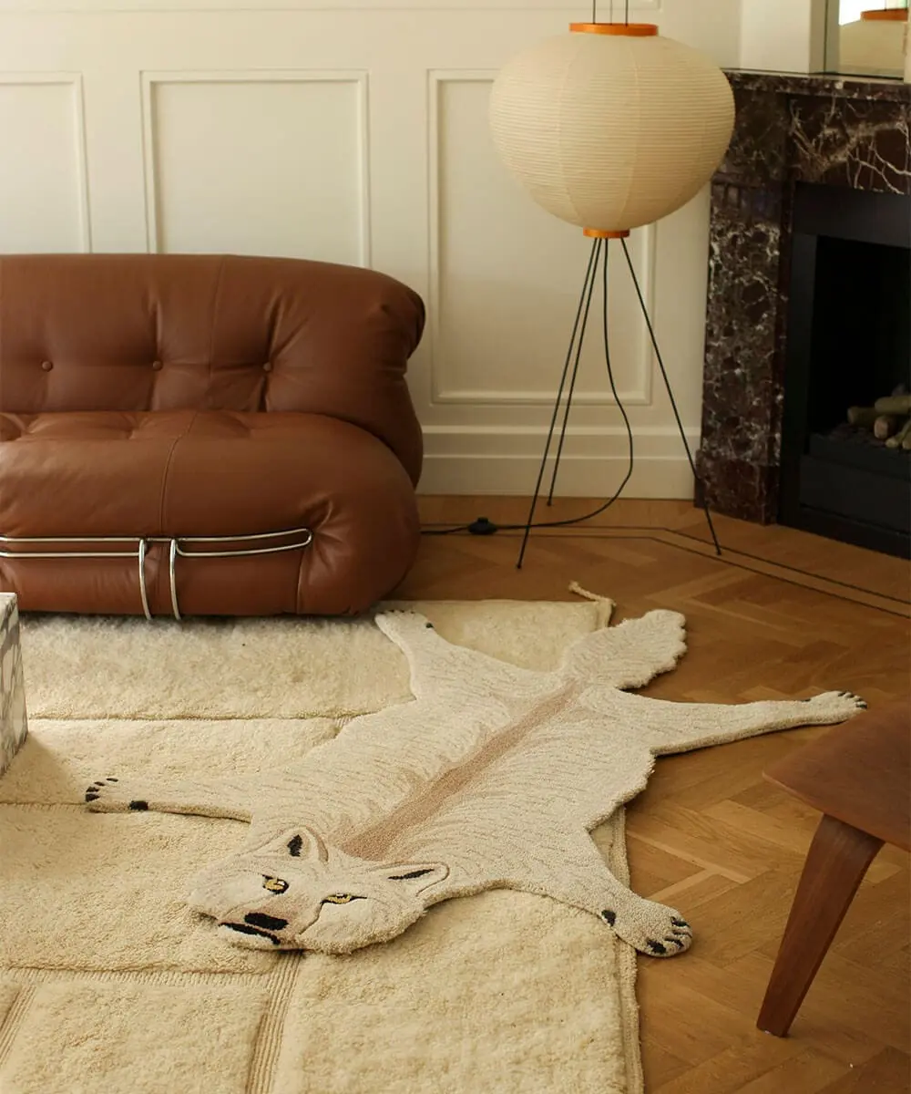 Tapis Enfant - WOOZY WOLF - Doing Goods – Image 2