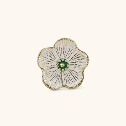 Bouton de Tiroir - FLEUR FAYE BLANC - Doing Goods
