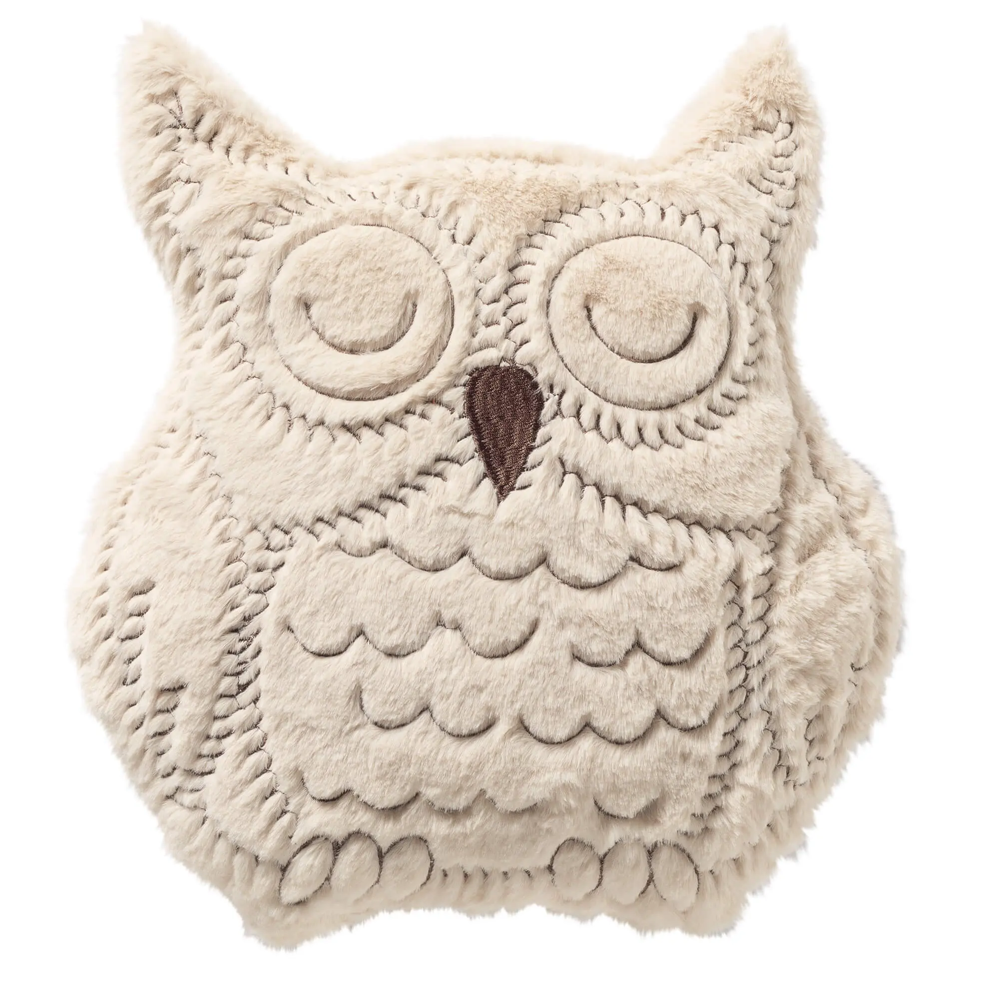 Coussin OWL White cap and gray